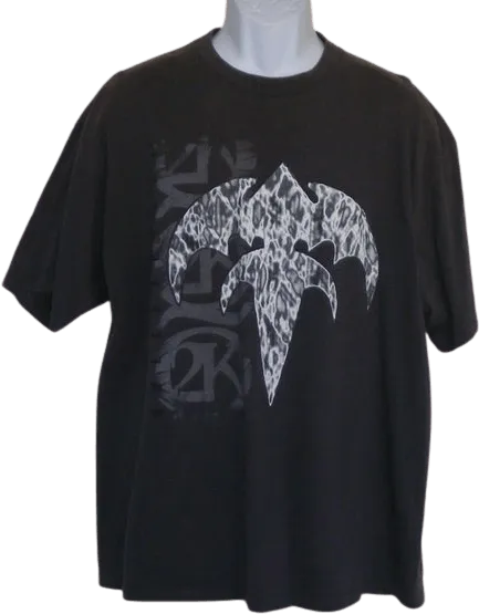 00's Dark Gray Queensryche Q2K Concert Band T-Shirt