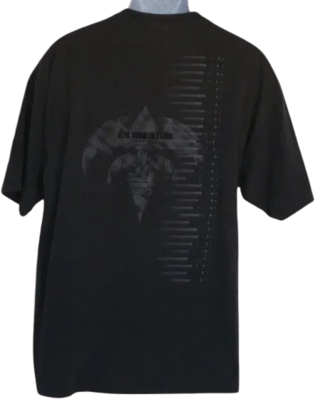 00's Dark Gray Queensryche Q2K Concert Band T-Shirt