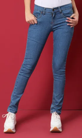 33566 Blue Jeans Slim Fit Basic Jeans