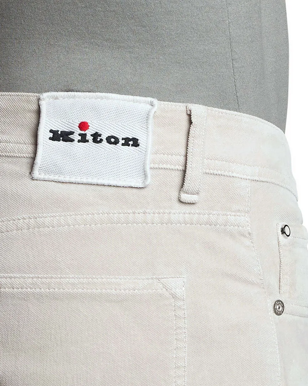 5 Pocket Slim Fit Denim in Light Khaki