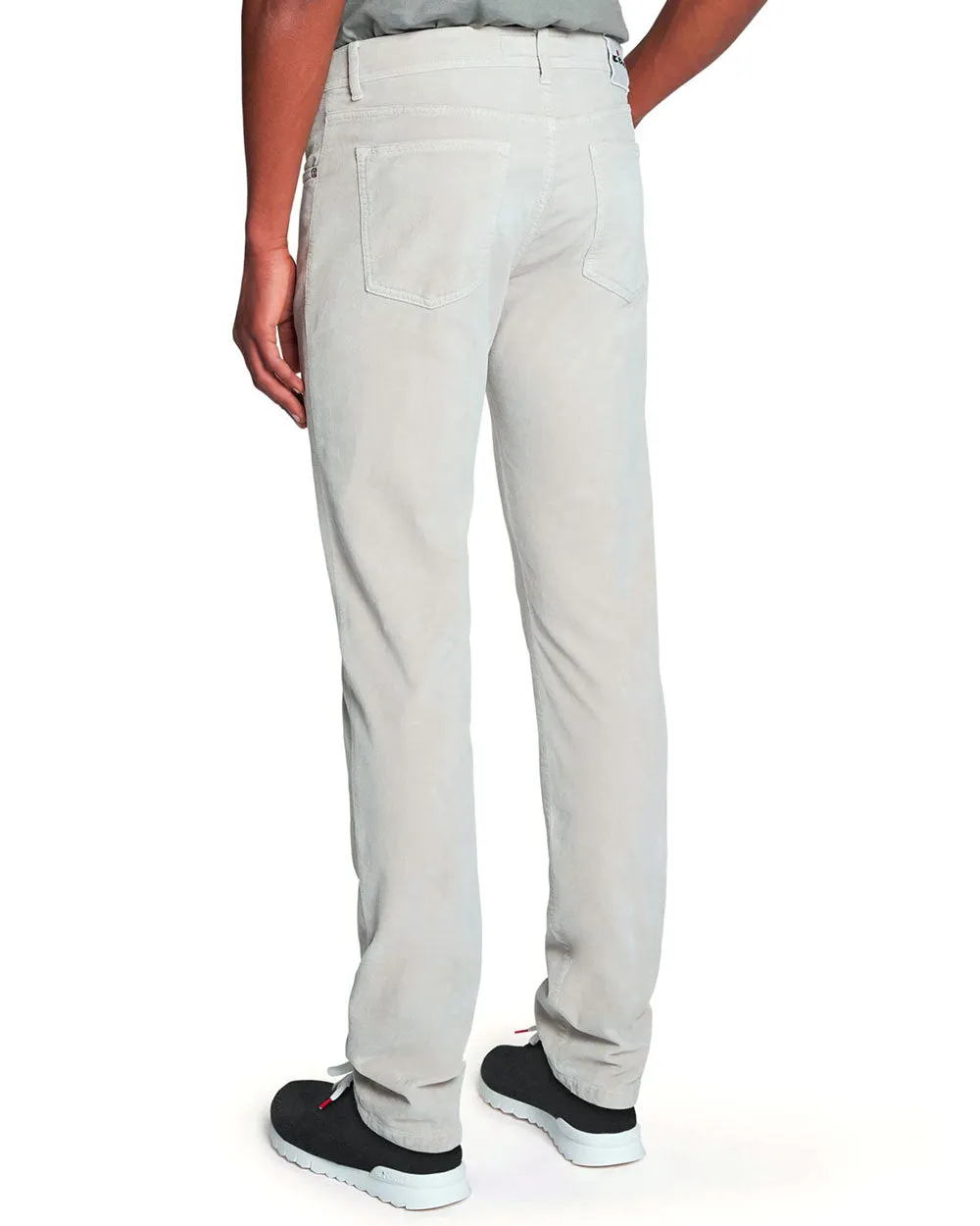 5 Pocket Slim Fit Denim in Light Khaki