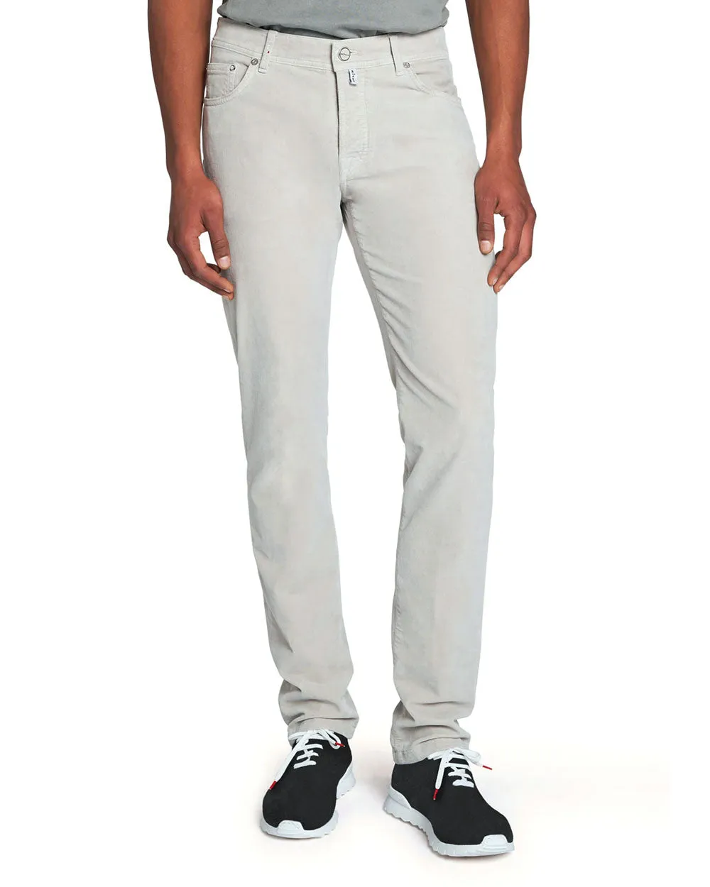 5 Pocket Slim Fit Denim in Light Khaki