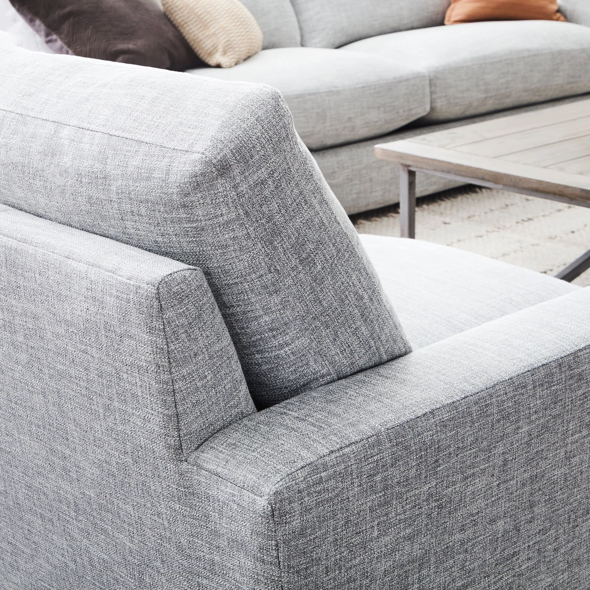 Alder Collection Loveseat Cloud Gray