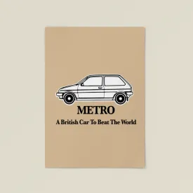 Austin Metro A3 Tin Sign