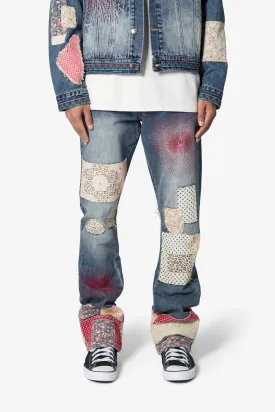 B387 Rugged Flare Denim - Multi