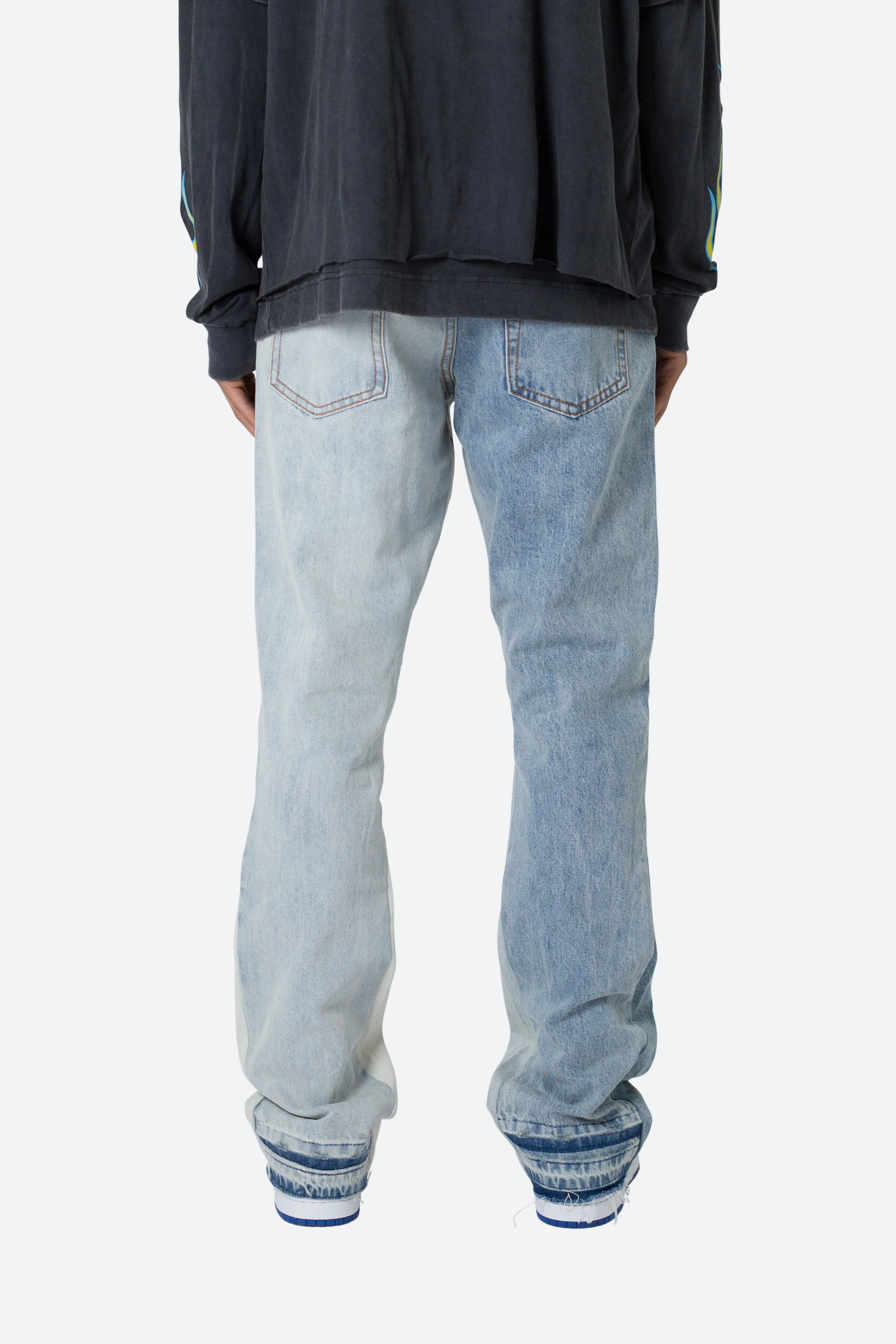 B505 Contrast Flare Denim - Blue