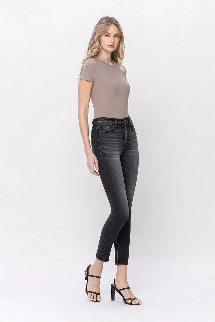 Bay City High Rise Black Skinny Denim