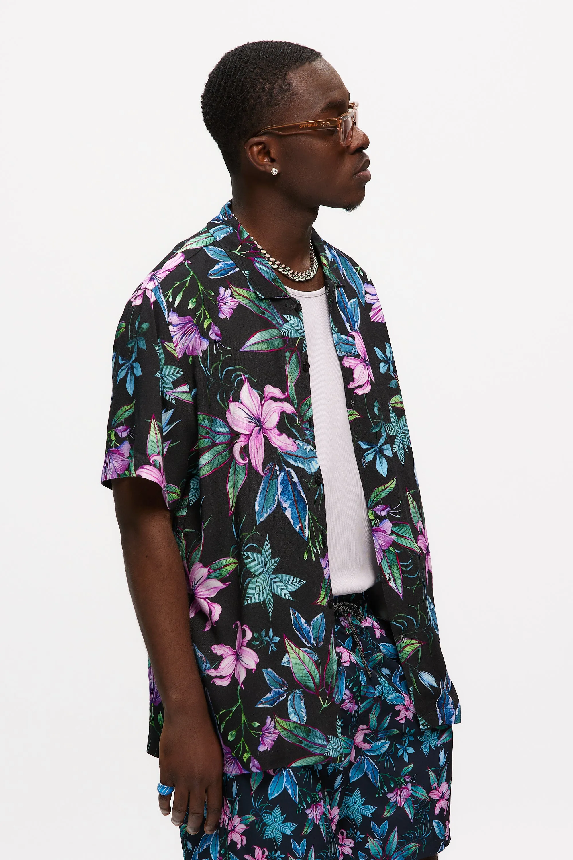 BEACH SHIRT 2.0 IN JUNGLE PRINT