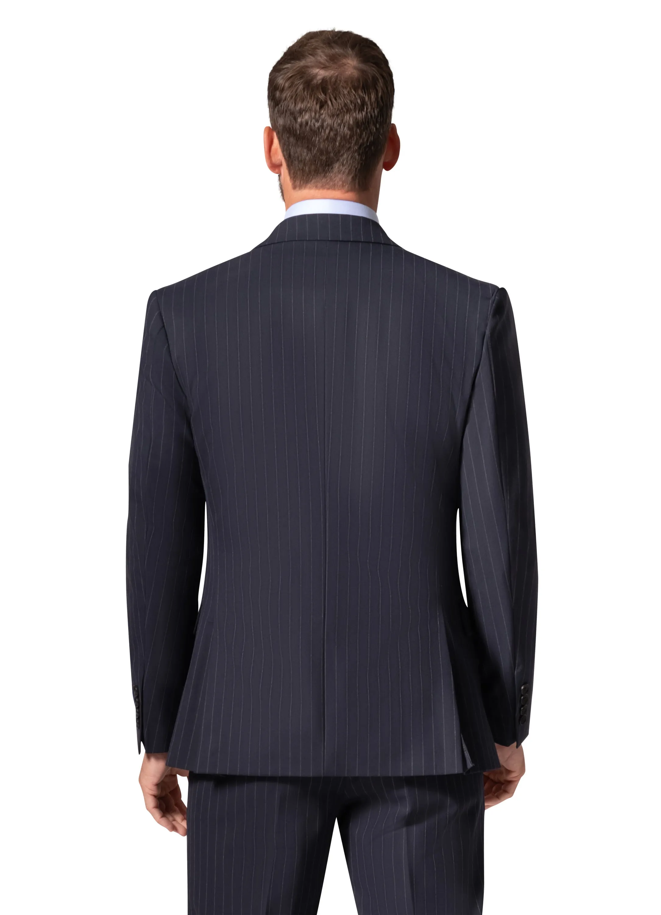 Berragamo BP04K-E32 3PC Slim Suit - Navy