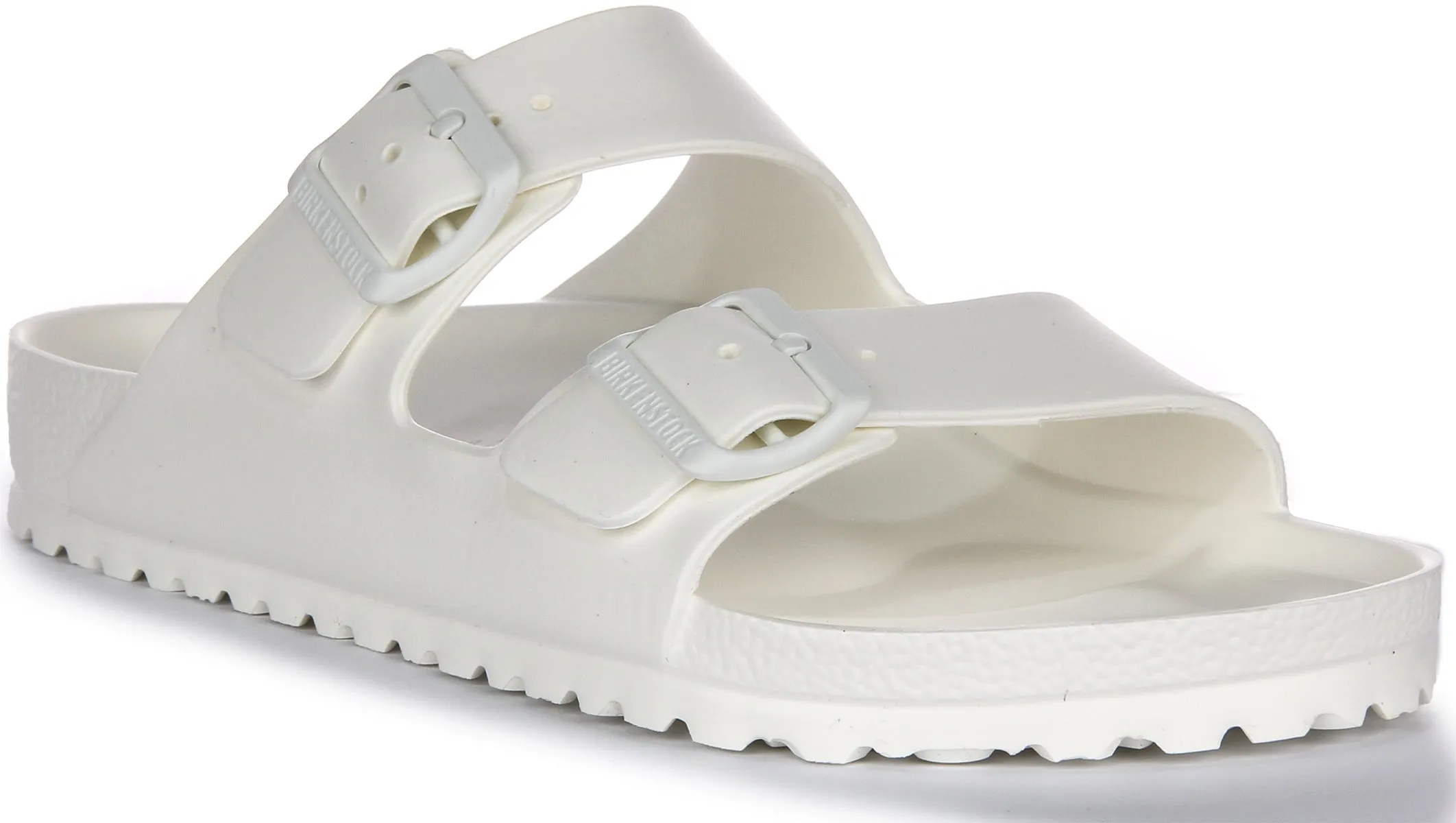 Birkenstock Arizona Eva In White | Regular Fit