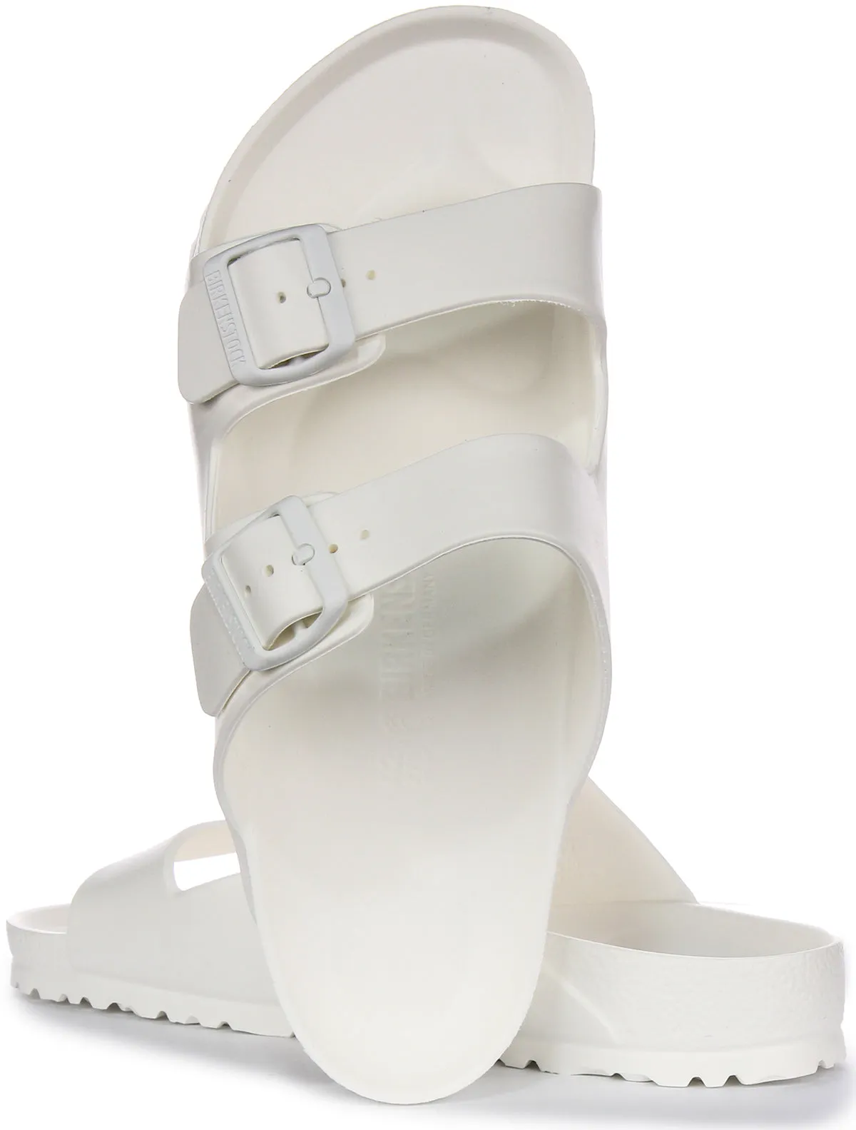 Birkenstock Arizona Eva In White | Regular Fit