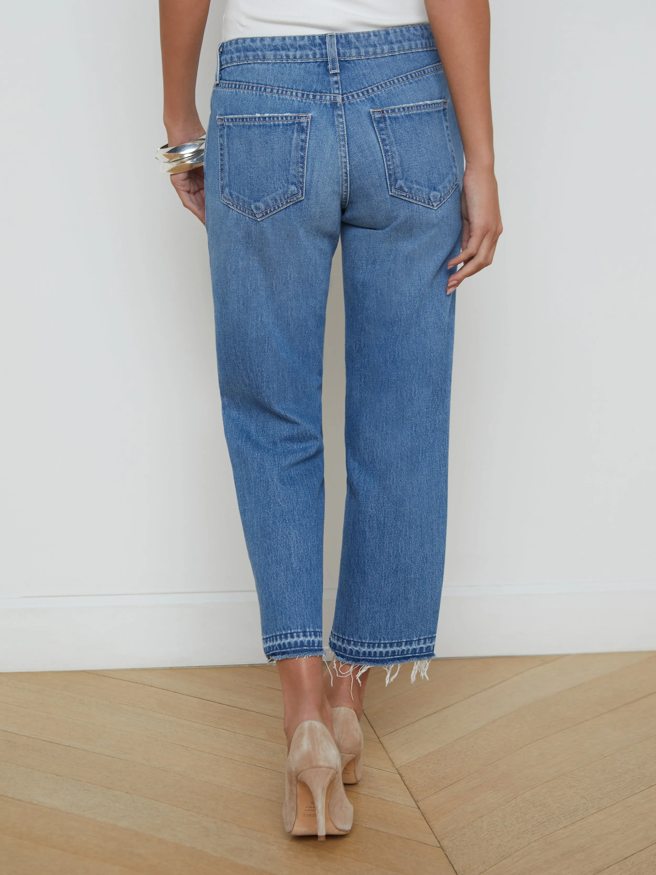 Blaine Low-Rise Stovepipe Jean