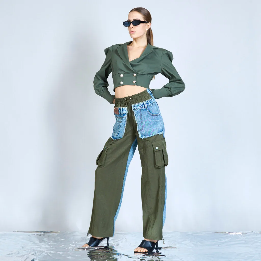 Blended cargo pant wholesale