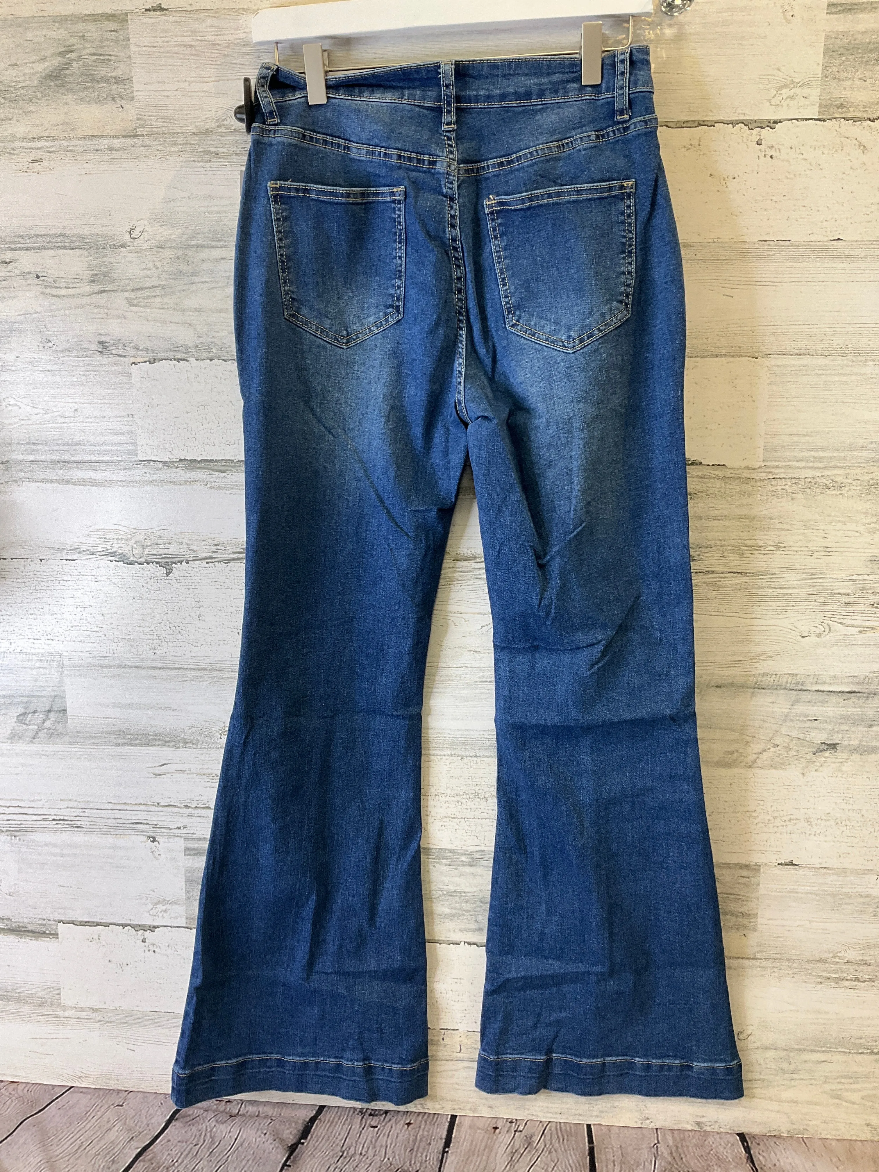 Blue Denim Jeans Boot Cut Clothes Mentor, Size 8