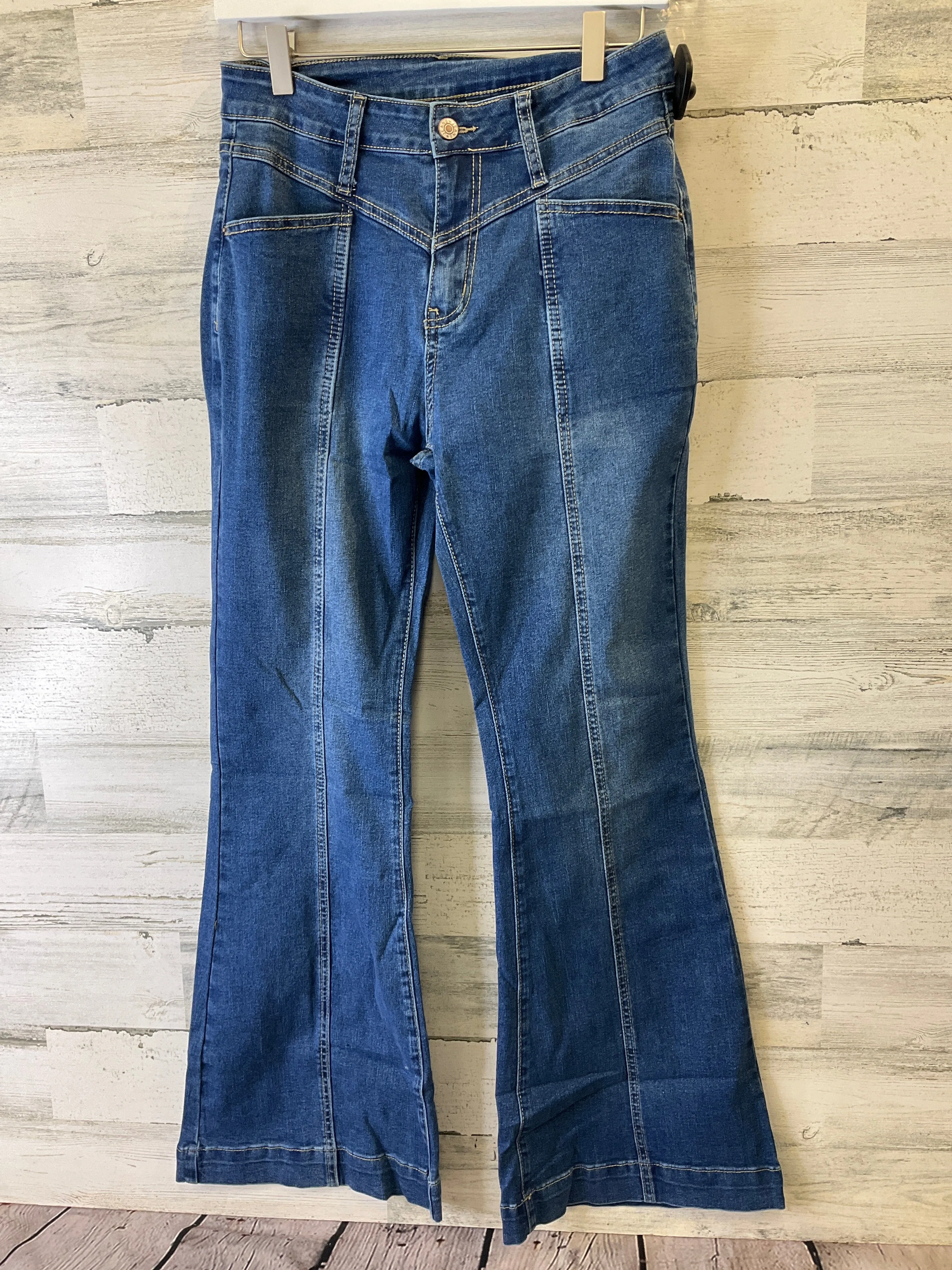 Blue Denim Jeans Boot Cut Clothes Mentor, Size 8