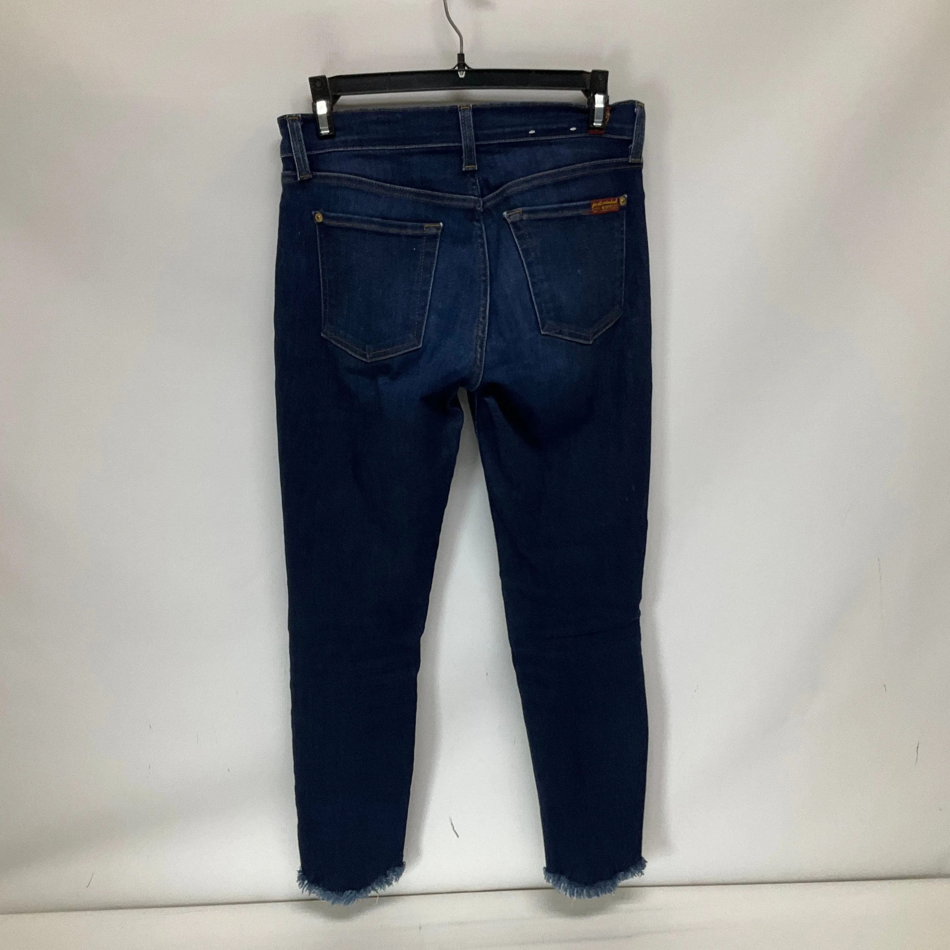 Blue Denim Jeans Skinny 7 For All Mankind, Size 2