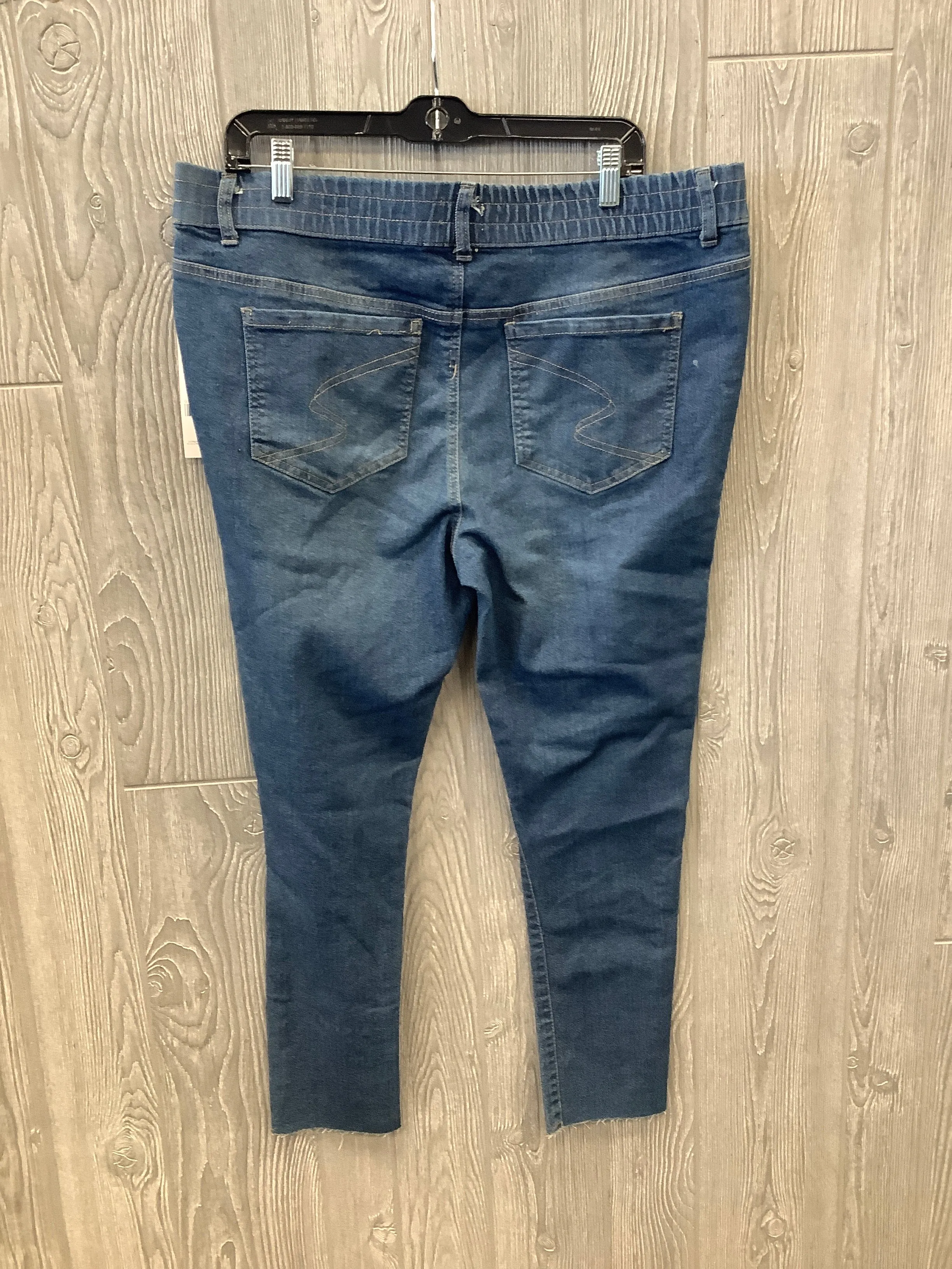 Blue Denim Jeans Skinny Just Be, Size 16