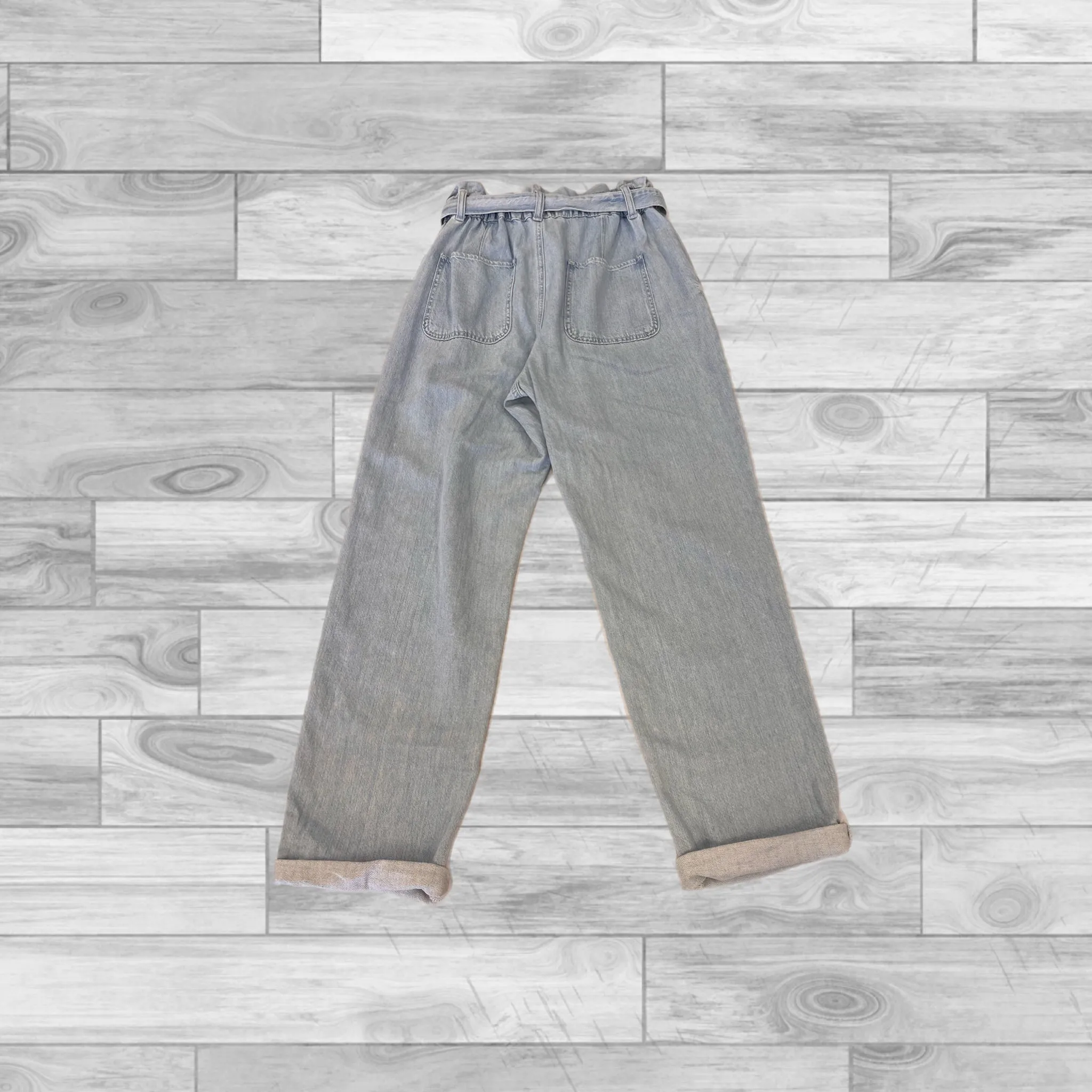 Blue Denim Jeans Straight Loft, Size M