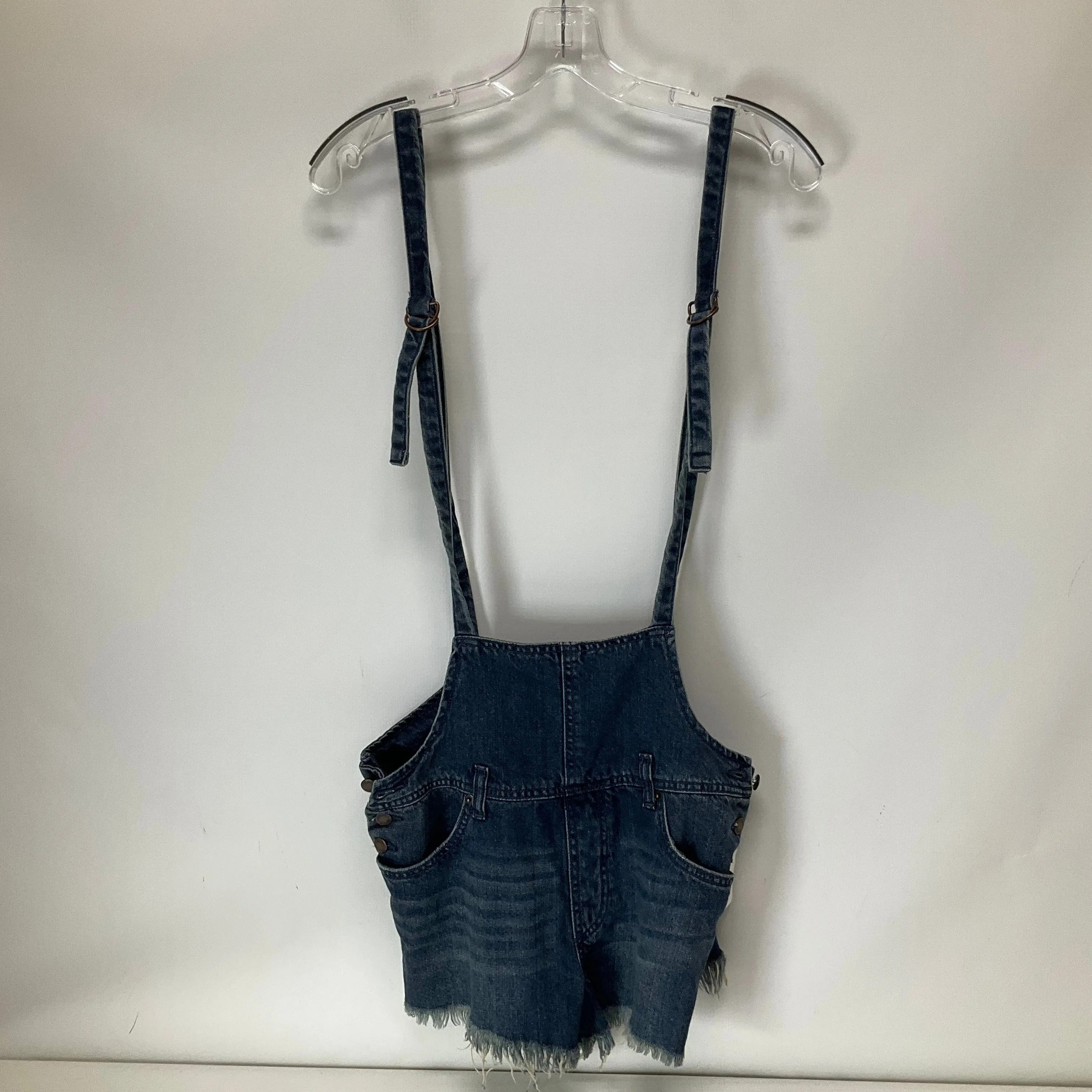 Blue Denim Shortalls We The Free, Size 6