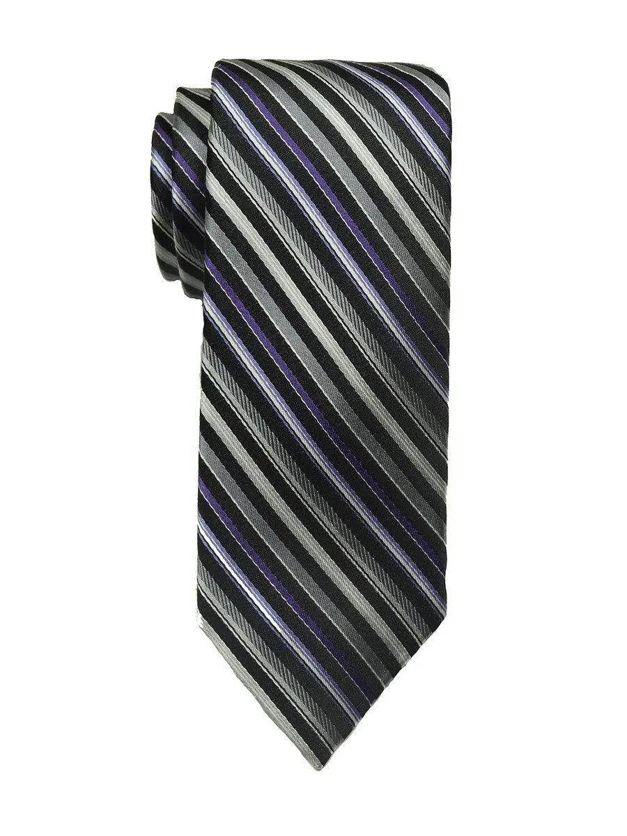 Boy's Tie 18881 Black/Purple/Grey