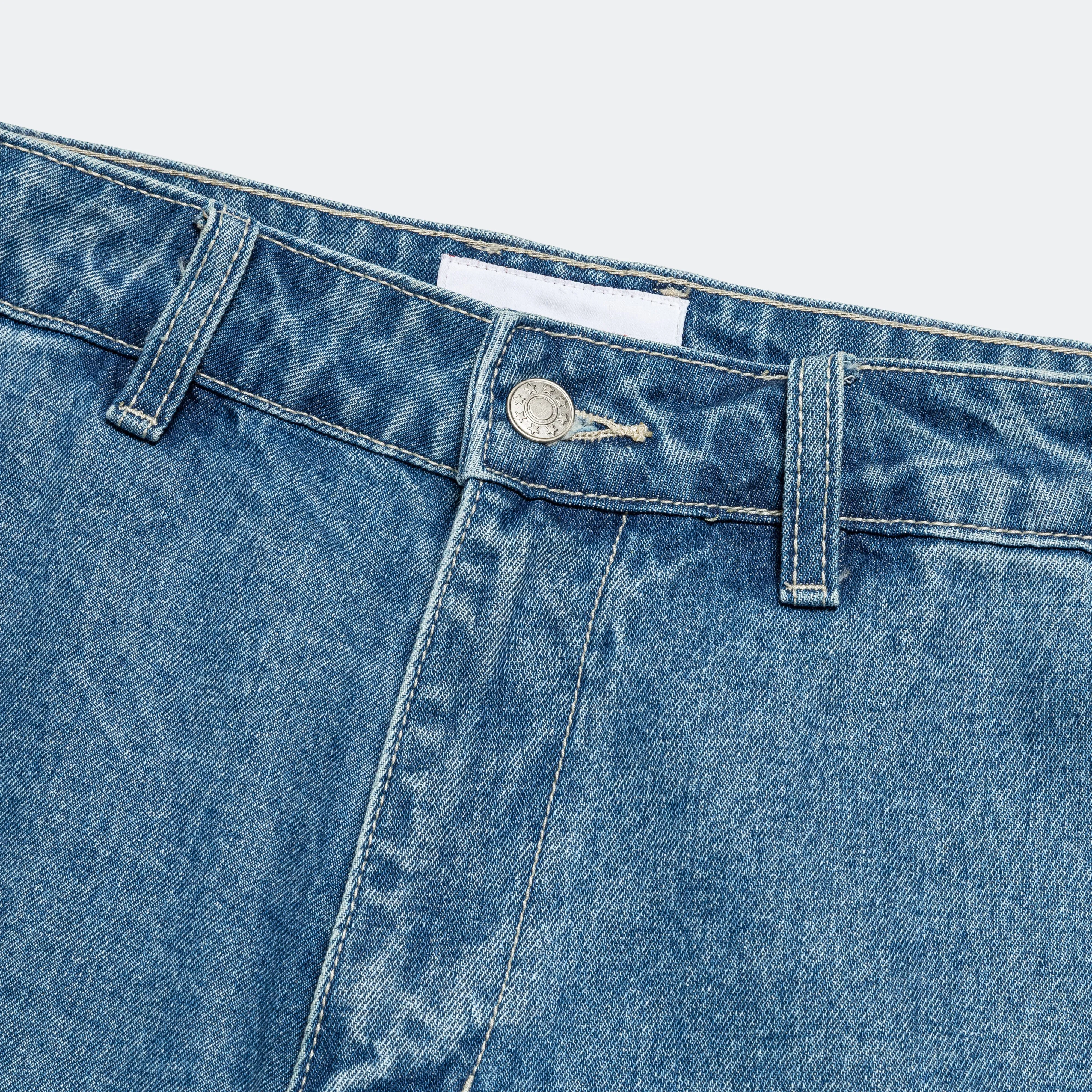 Cargo Jorts - Medium Wash