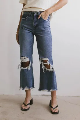 Charlie Distressed Jeans in Medium Wash - FINAL SALE