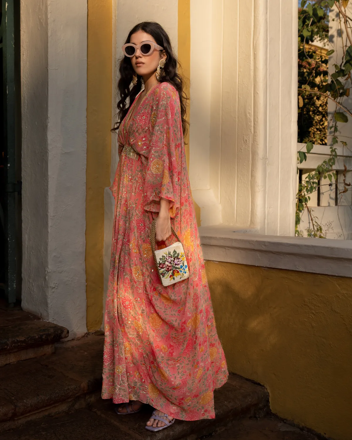 Cherry Blossom Kaftan