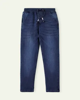 Dark Wash Pull Up Jeans