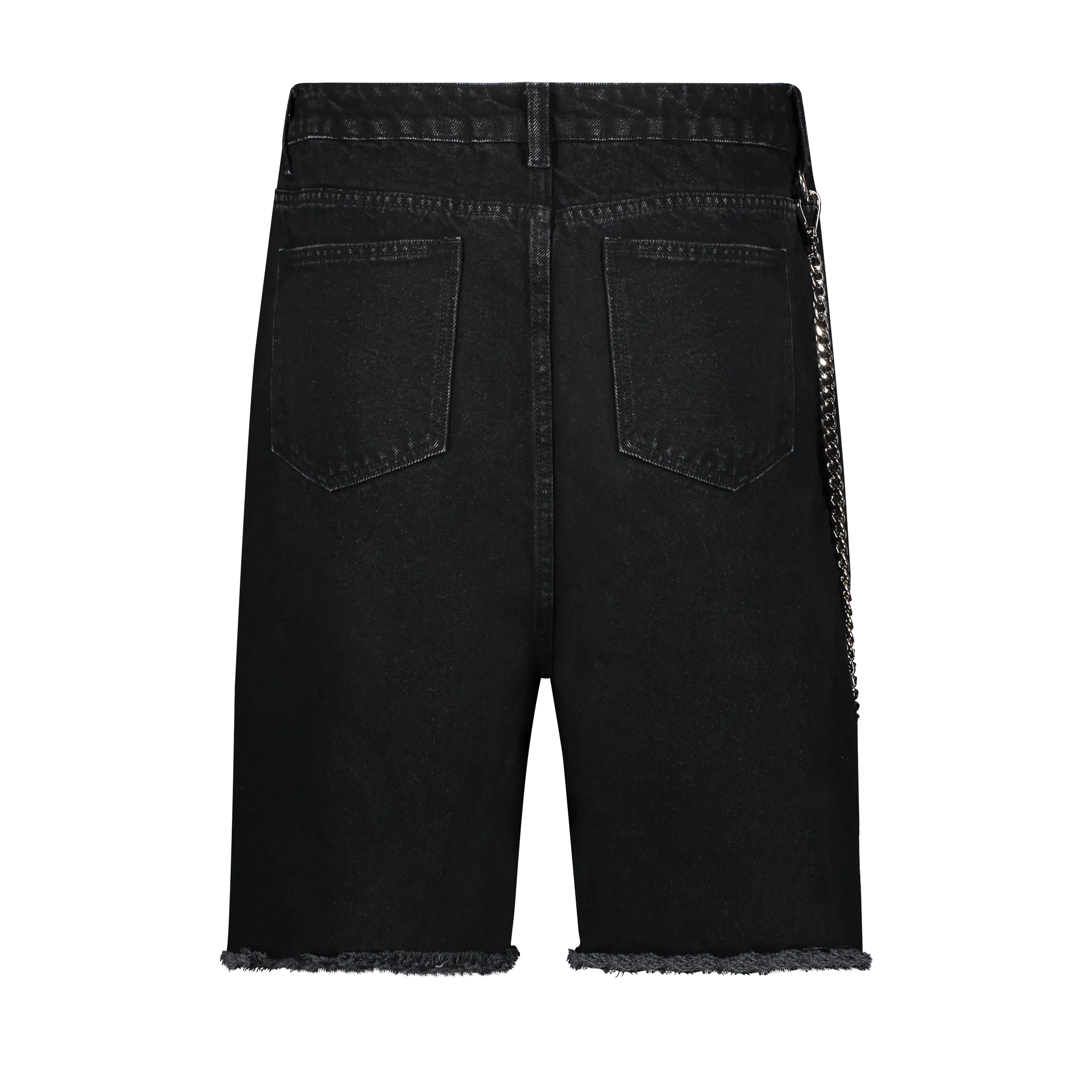 DEMON JEAN SHORT BLACK