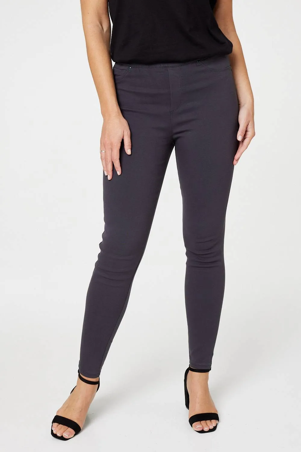 Denim Ankle Length Jeggings