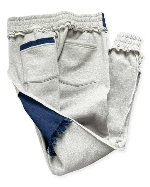 Denim Inside Out Sweatpants