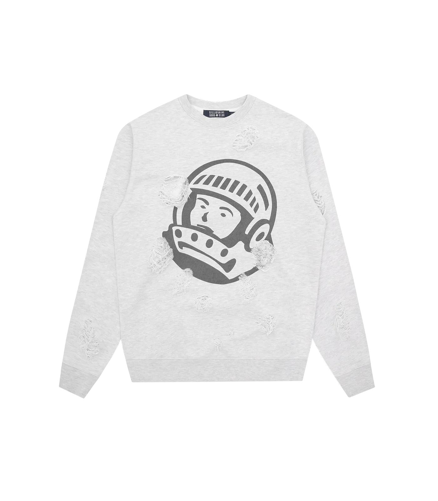 DISTRESSED ASTRO LOGO CREWNECK - HEATHER GREY