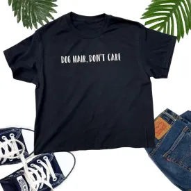 Dog Hair Don't Care Oversized Crop Top