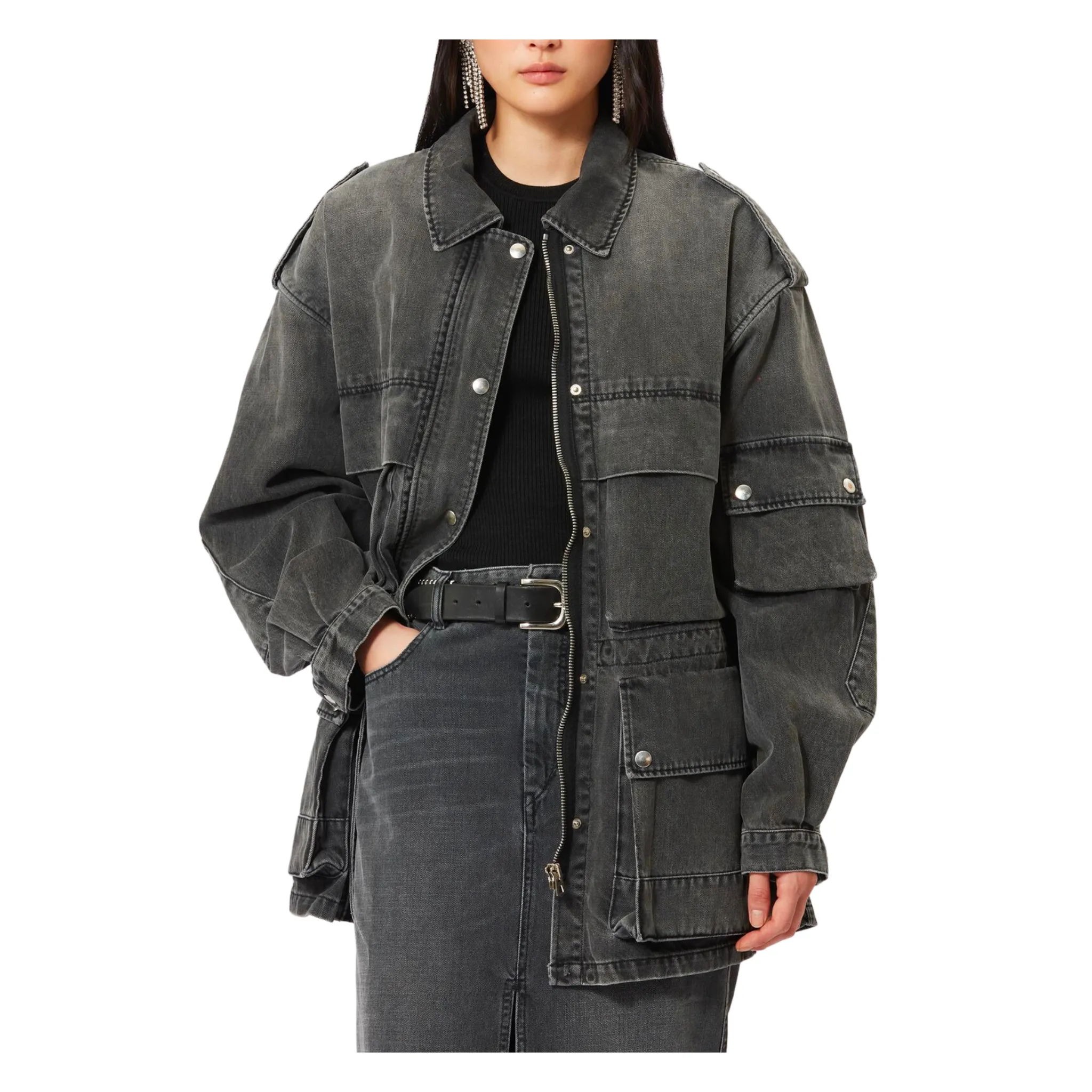 Elize Oversized Denim Jacket