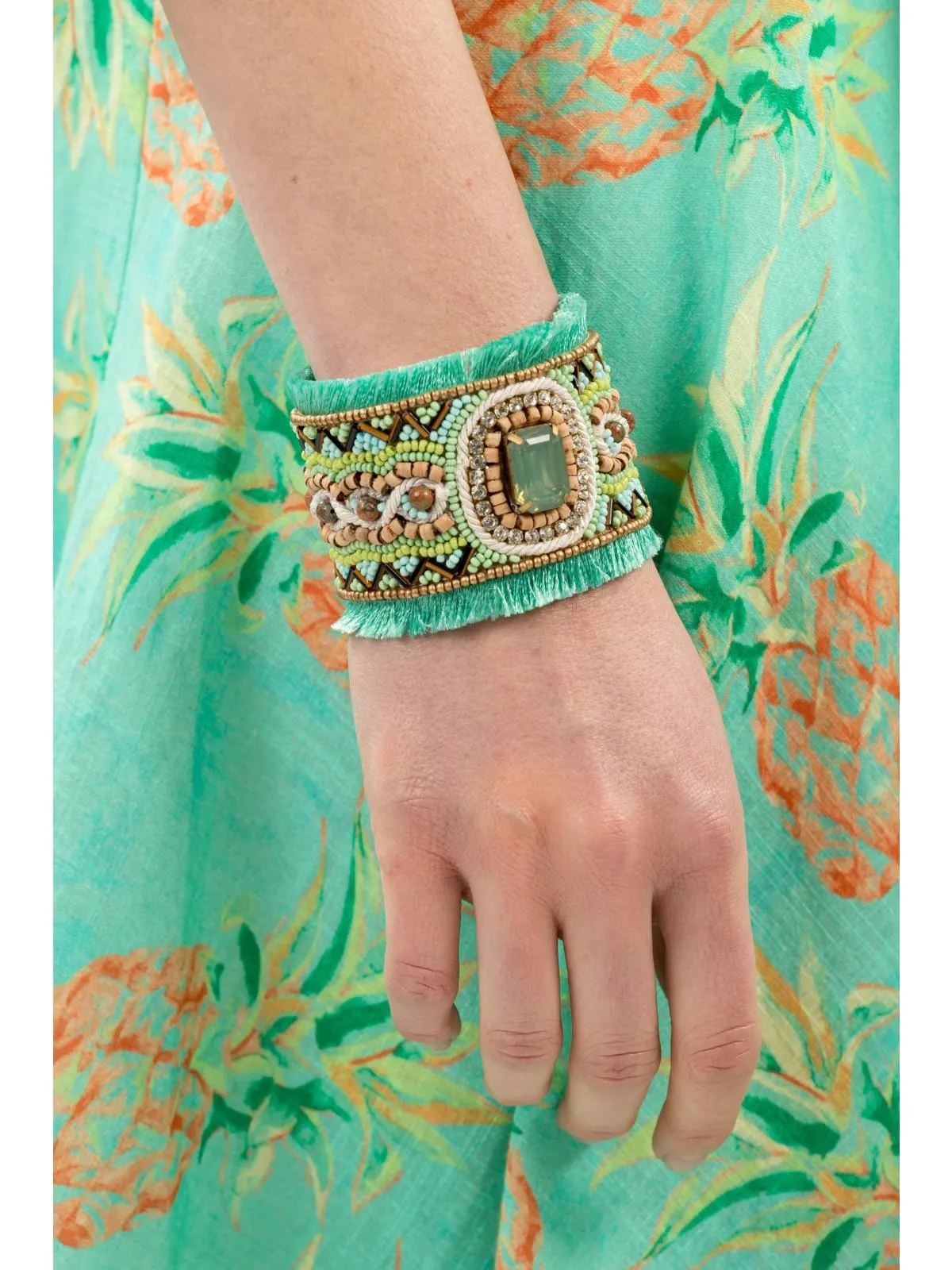 Embellished Cuff Bracelet