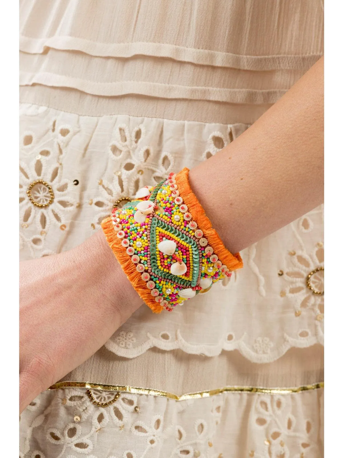 Embellished Cuff Bracelet