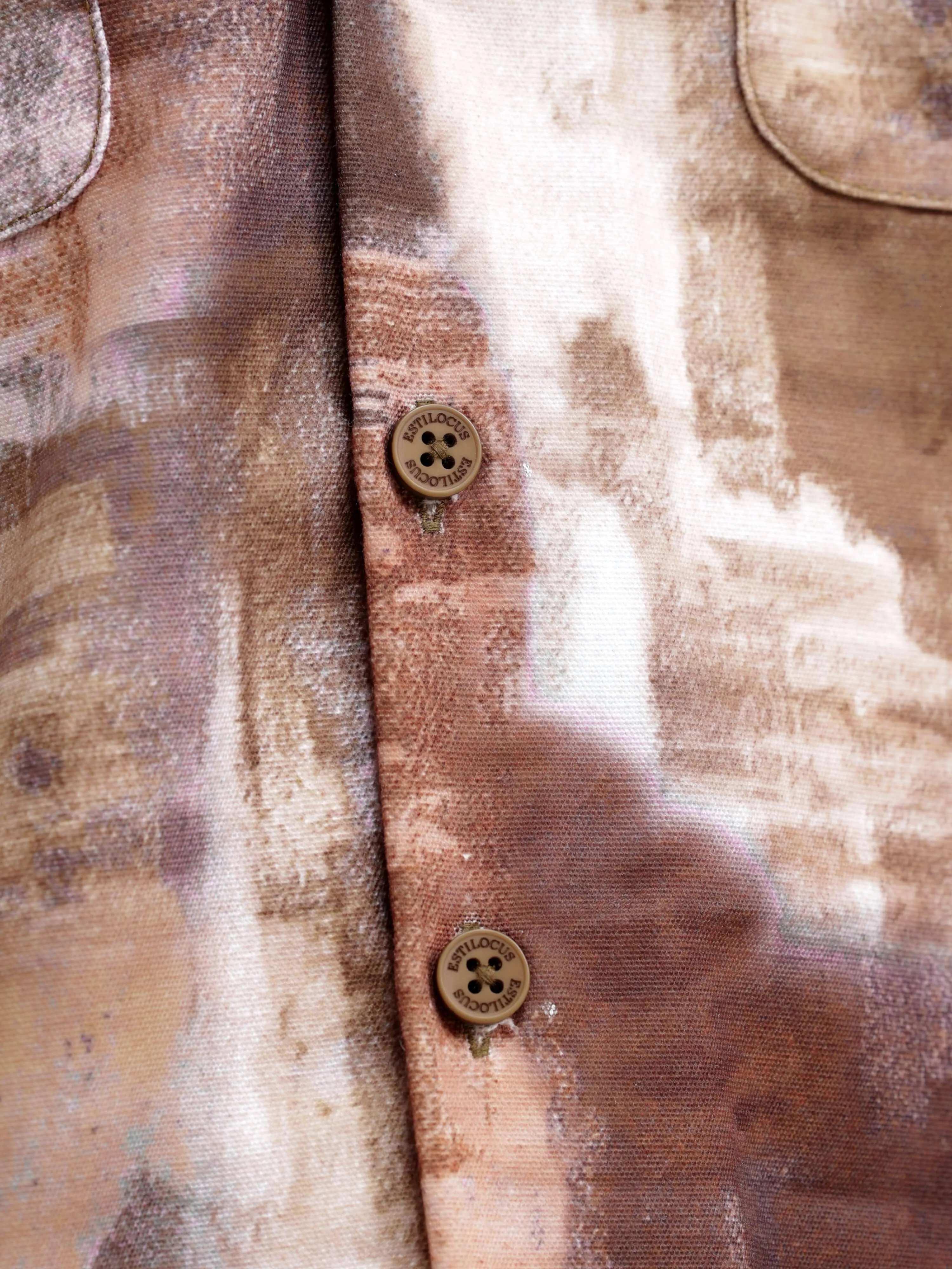 Enigmatic vibrance brown overshirt