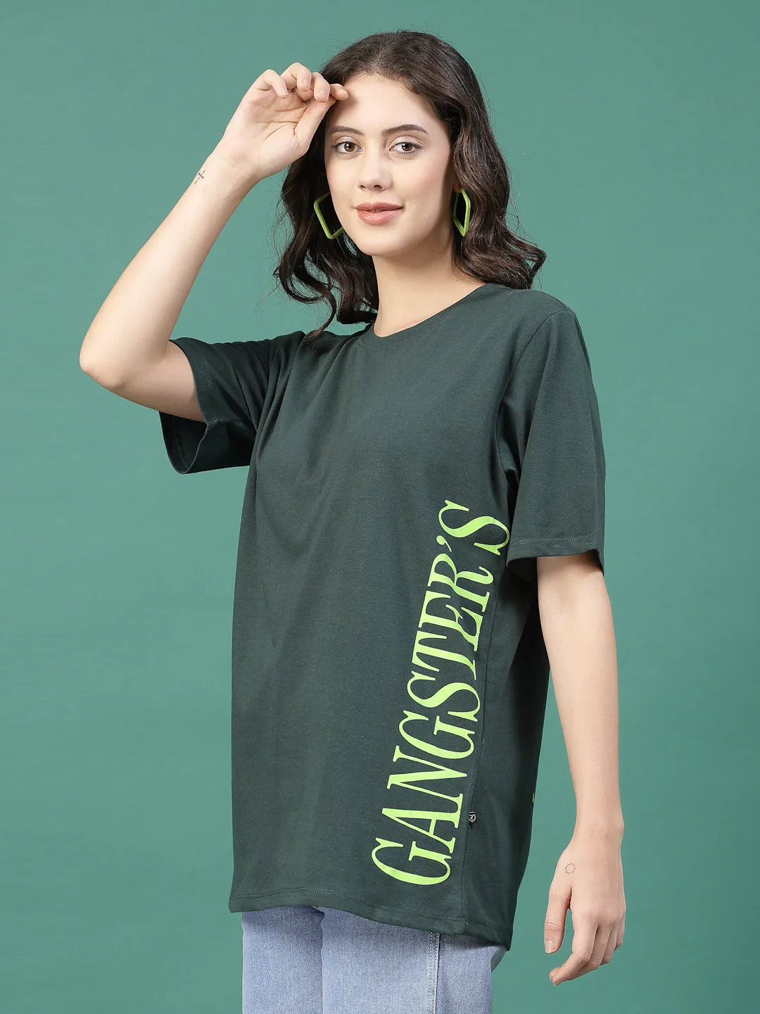 Everyday Elegance Printed Jersey T-shirt