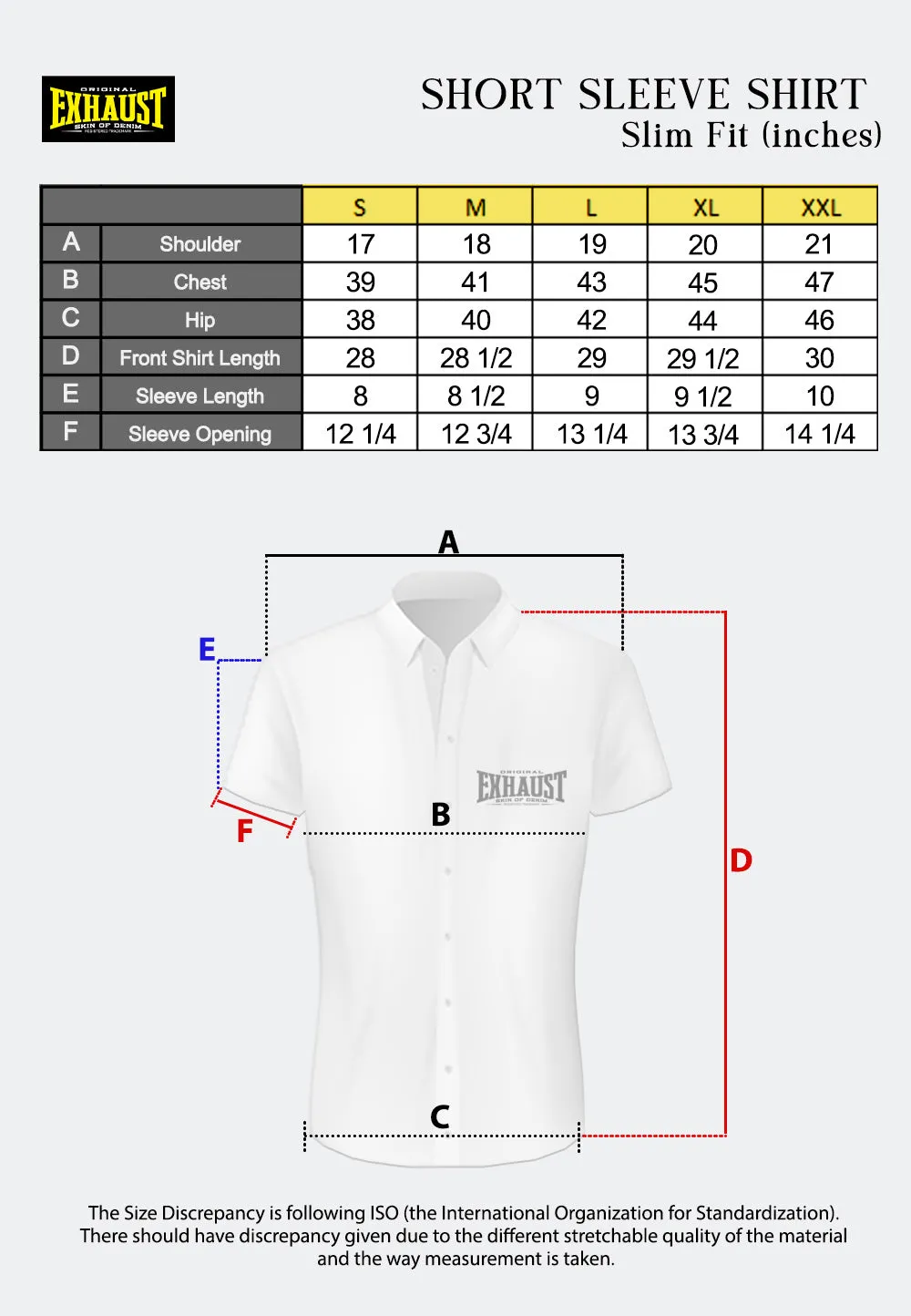 EXHAUST SHORT SLEEVE SHIRT [SLIM FIT] 1545