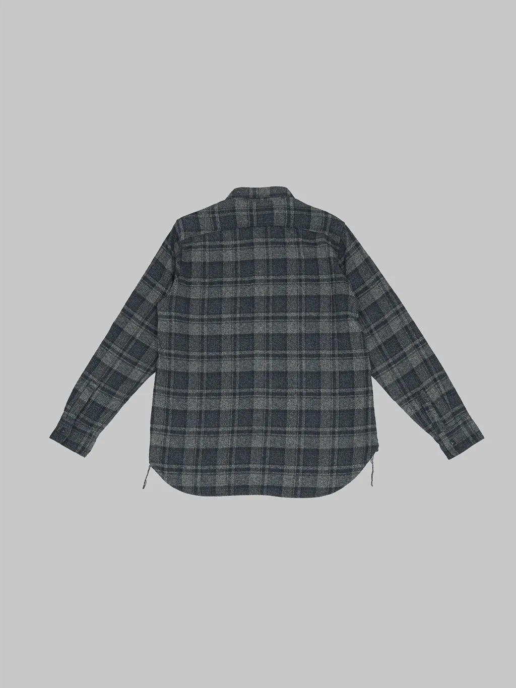 Fob Factory F3497 Nel Check Work Shirt Grey