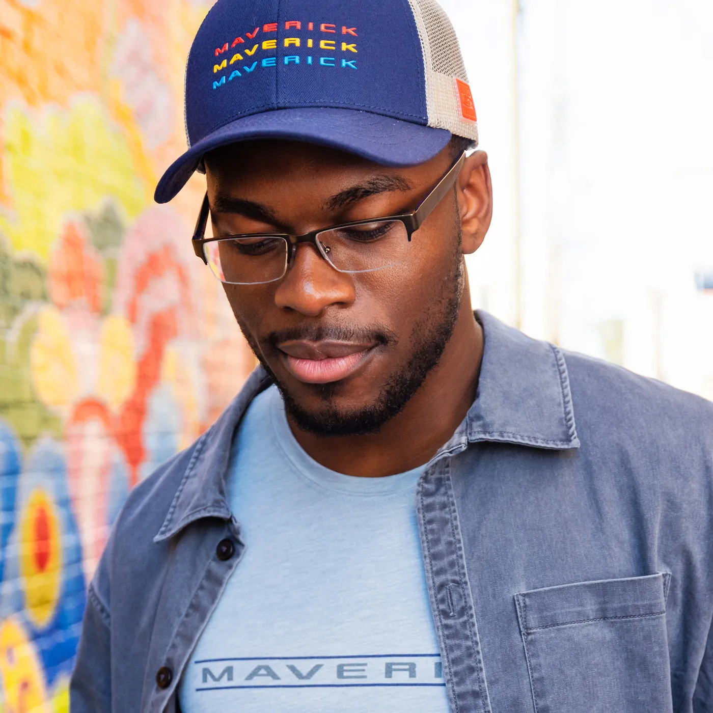 Ford Maverick Denim Snapback Hat