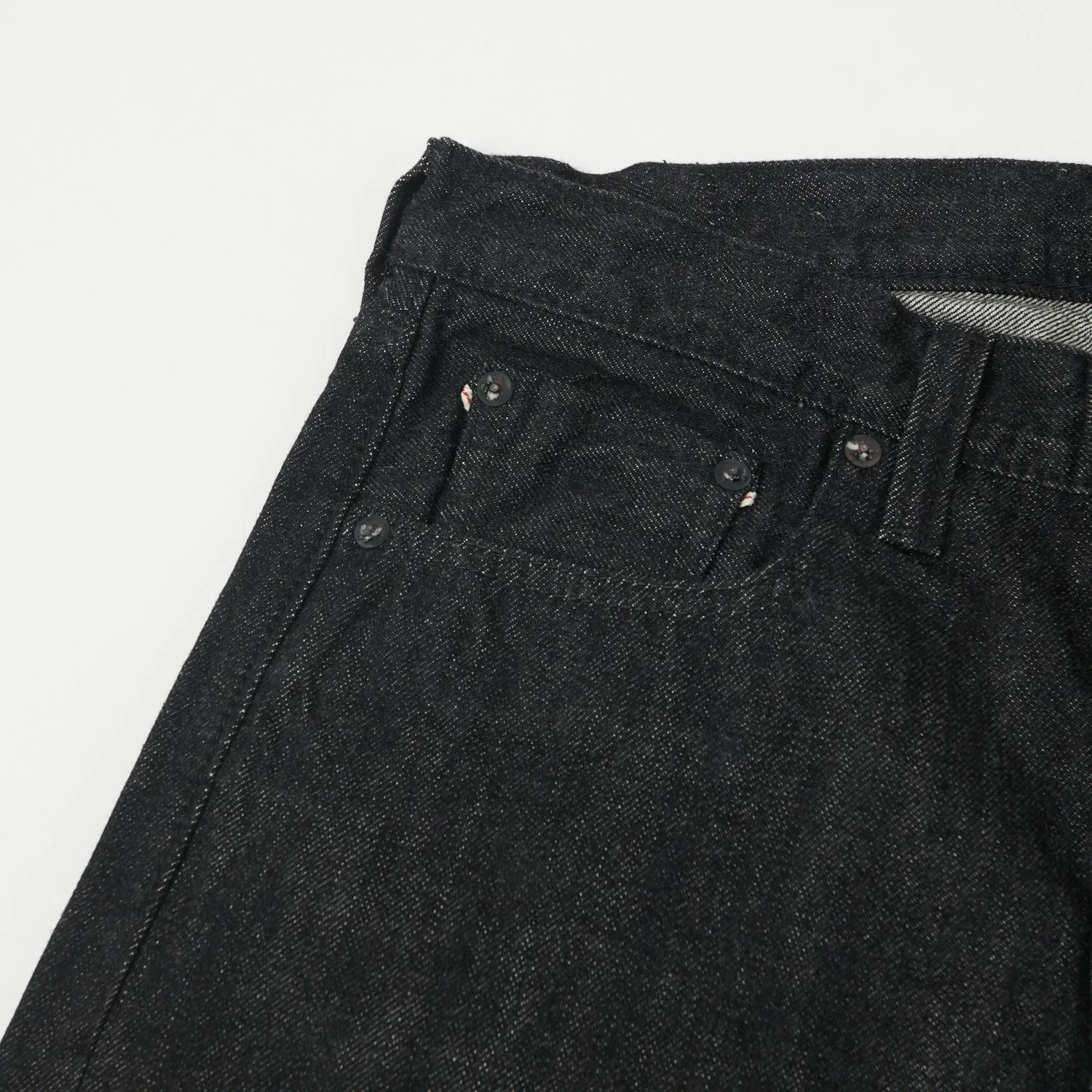 Full Count 1108BK 13.7oz Regular Straight Jean - Black One Wash