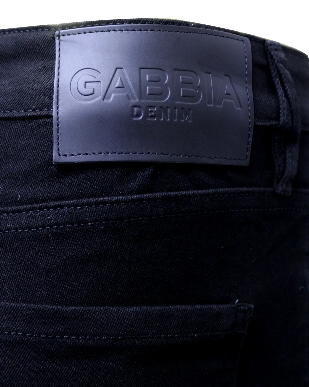 GABBIA Mens Slim Fit Black Denim Jeans - Stylish and Comfortable Casual Wear