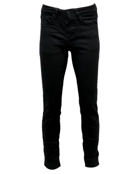 GABBIA Mens Slim Fit Black Denim Jeans - Stylish and Comfortable Casual Wear