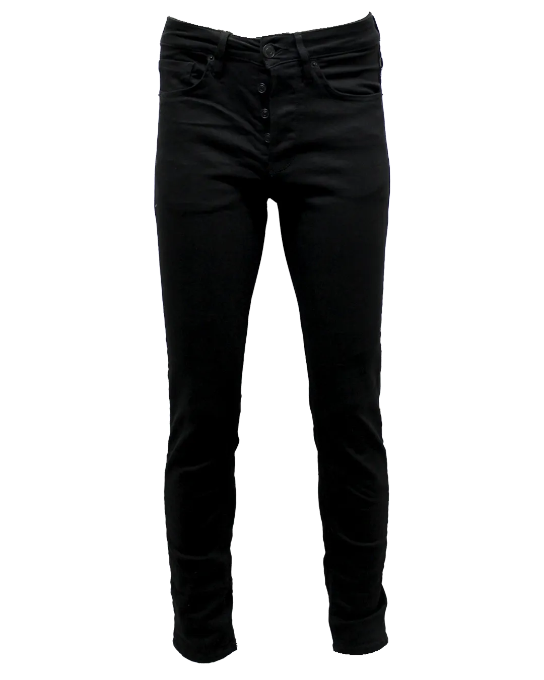 GABBIA Mens Slim Fit Black Denim Jeans - Stylish and Comfortable Casual Wear