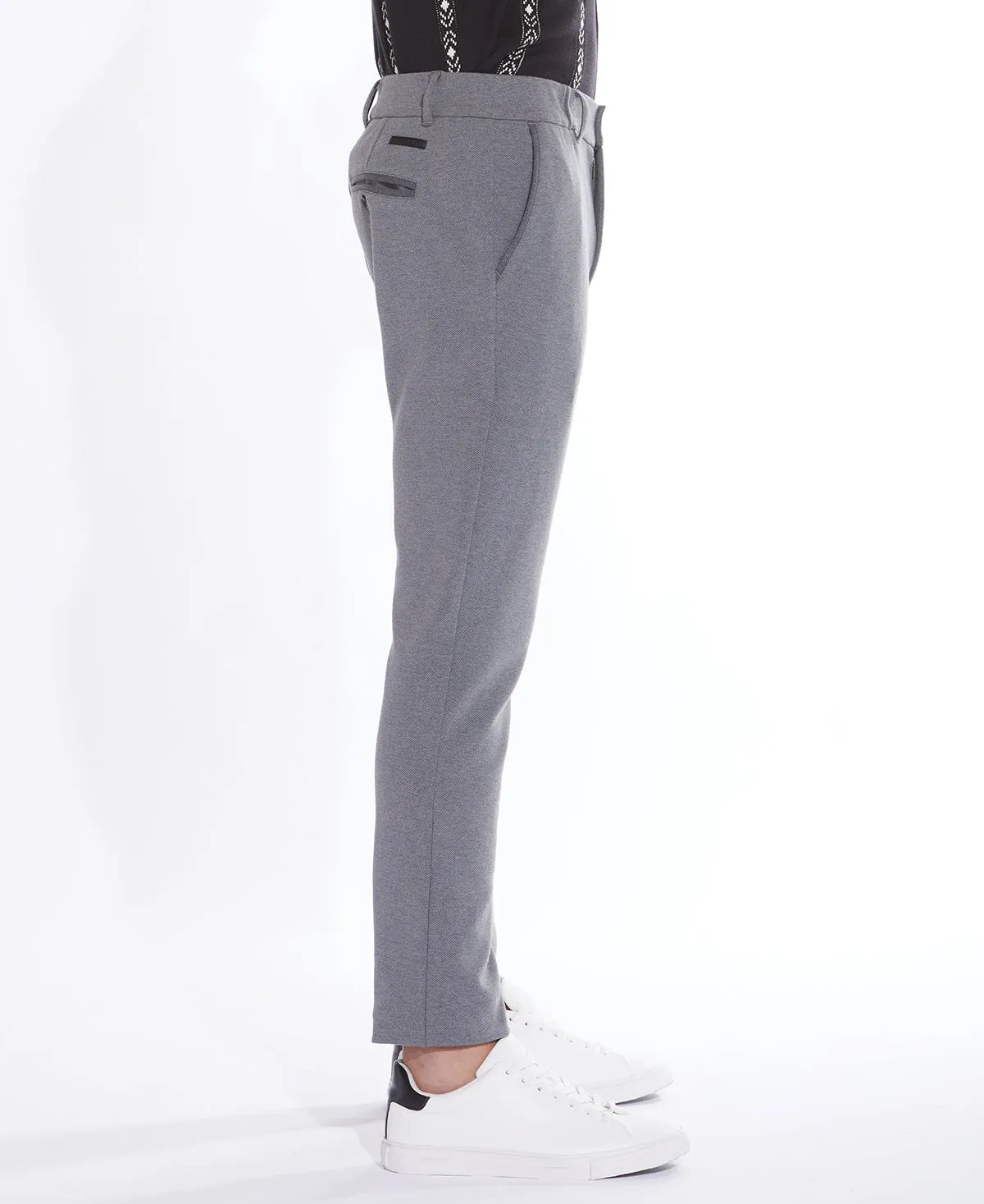 Gano Slim Knit Pants (Dark Gray)