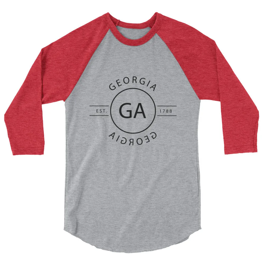 Georgia - 3/4 Sleeve Raglan Shirt - Reflections