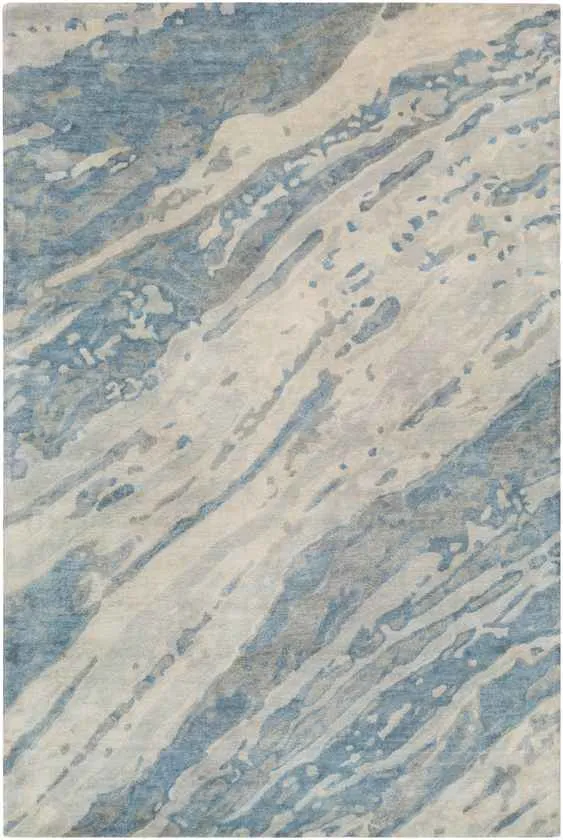 Glevanri Modern Denim Area Rug