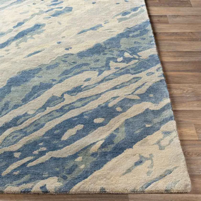 Glevanri Modern Denim Area Rug