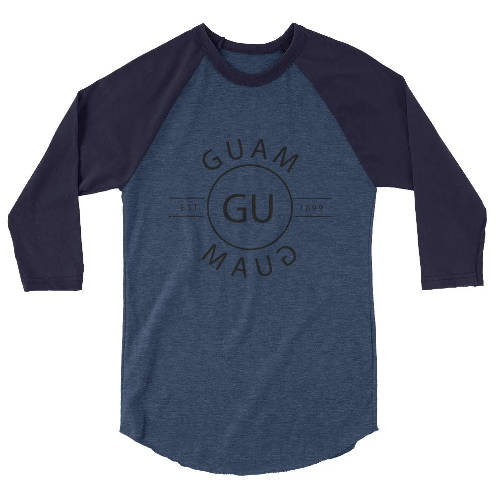 Guam - 3/4 Sleeve Raglan Shirt - Reflections